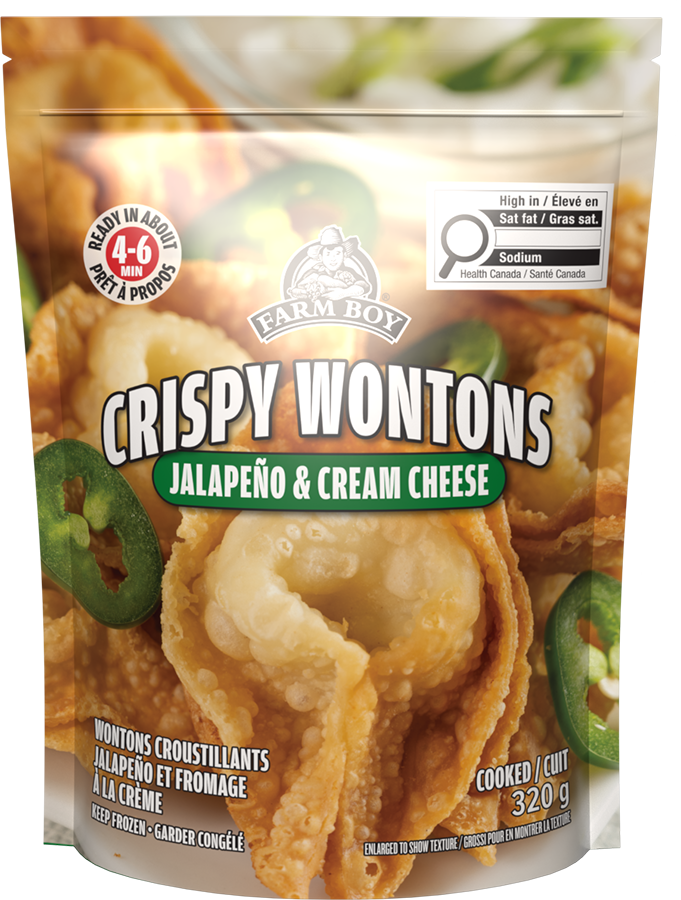 Crispy Wontons - Jalapeño Cream Cheese