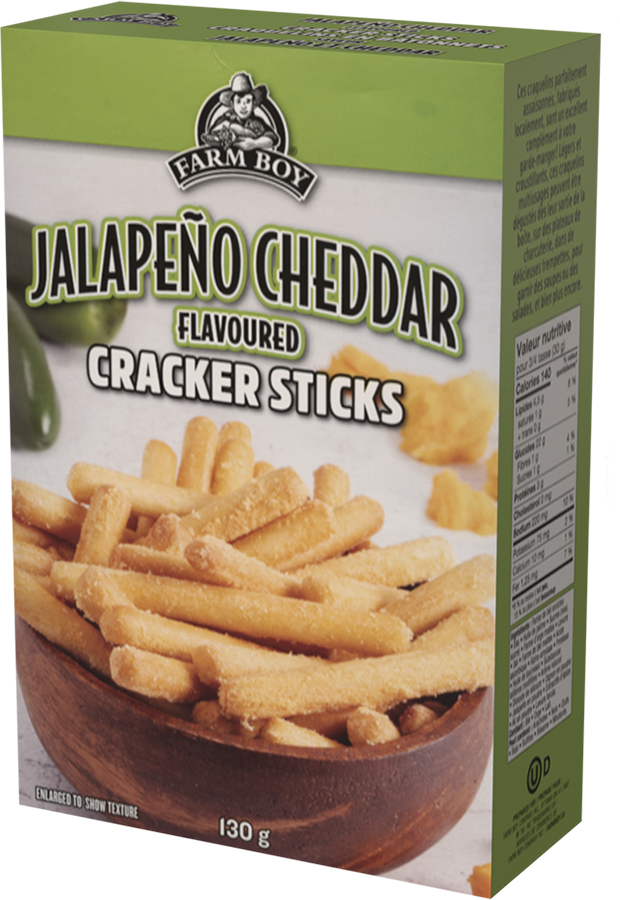 Jalapeño Cheddar Cracker Sticks