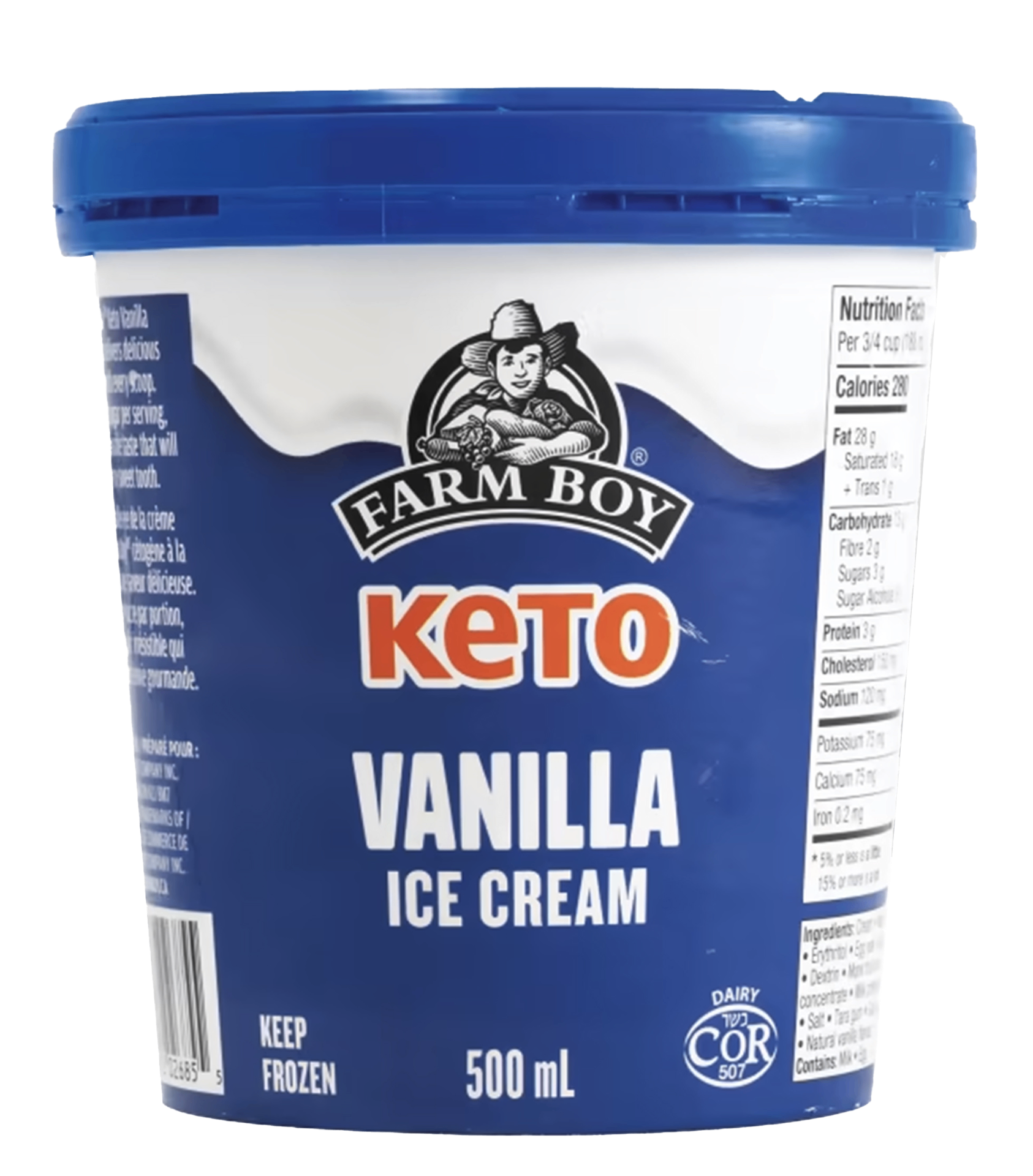 Keto Vanilla Ice Cream