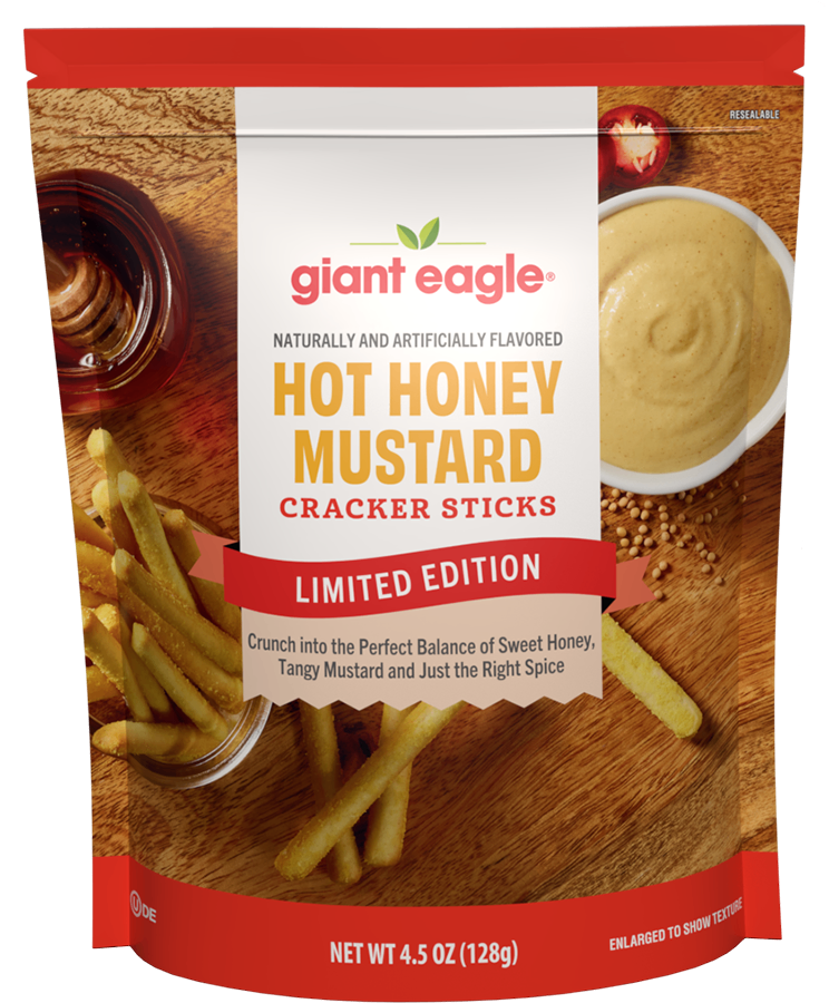 Hot Honey Mustard Cracker Sticks