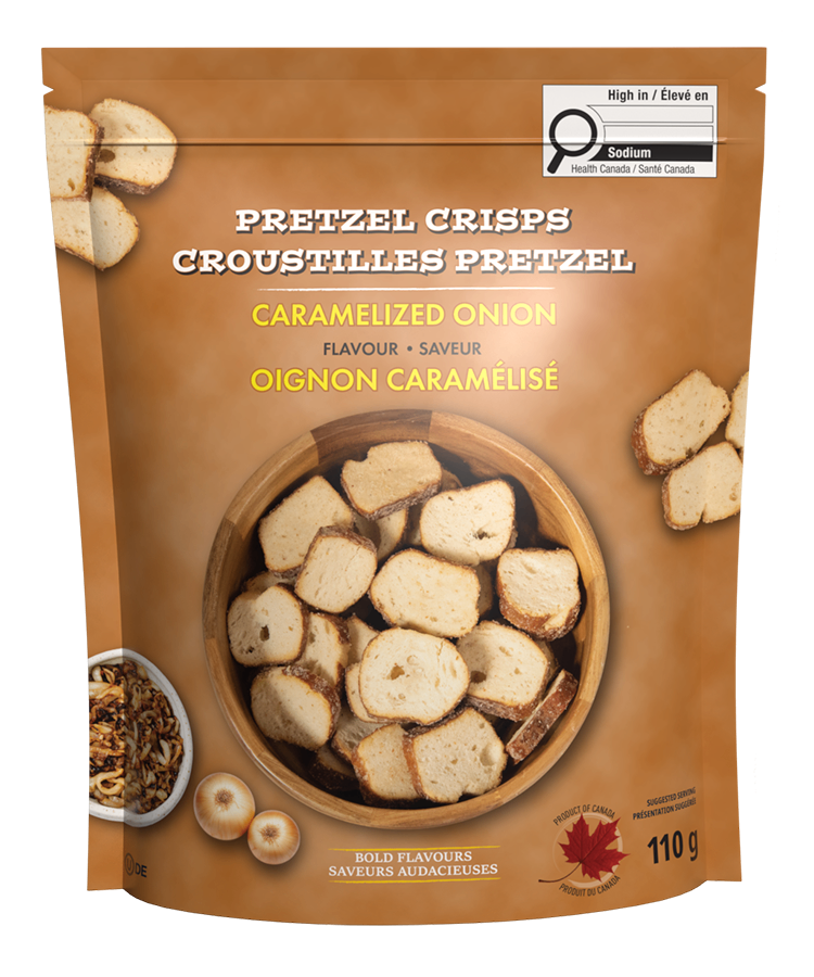 Pretzel Crisps - Caramelized Onion