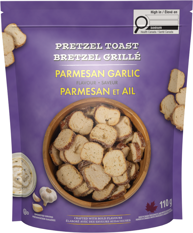 Pretzel Toast - Parmesan Garlic