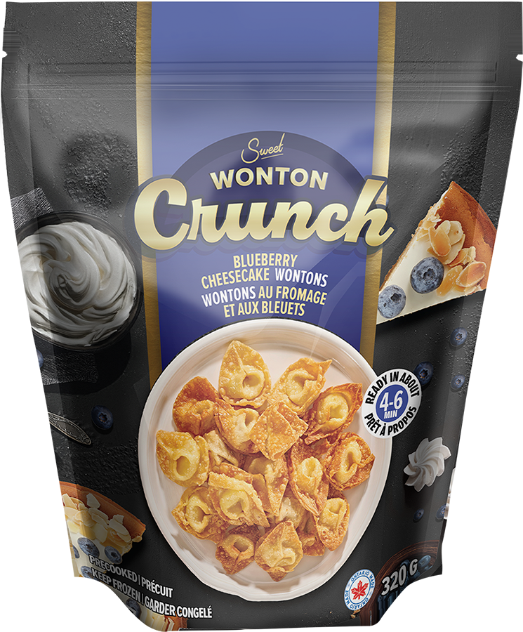 Blueberry Cheesecake Wontons