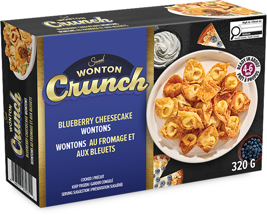 Blueberry Cheesecake Wontons (Box)