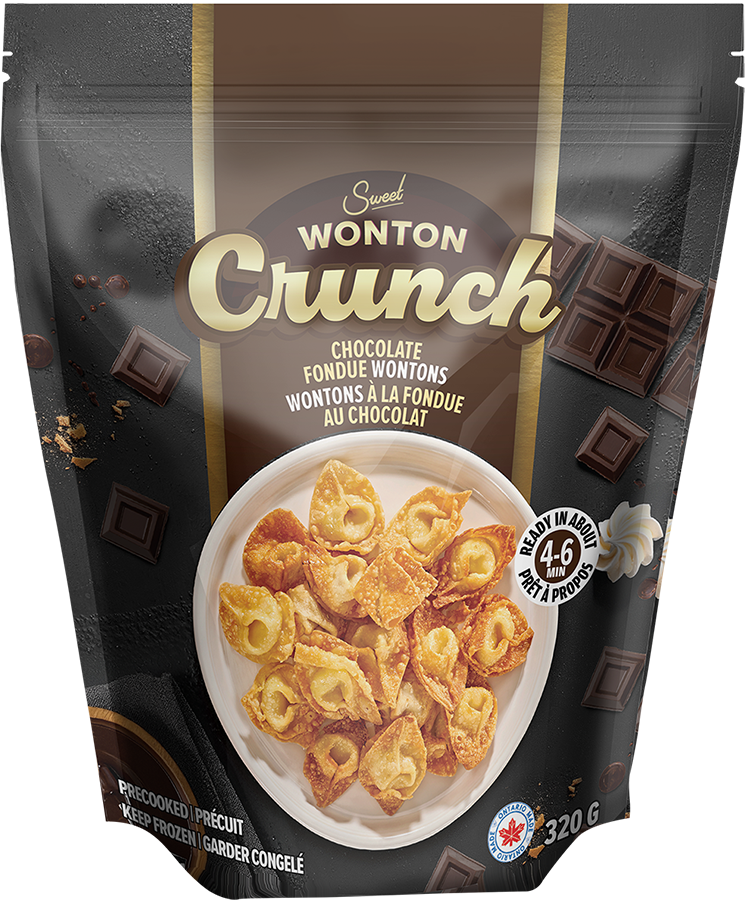 Chocolate Fondue Wontons