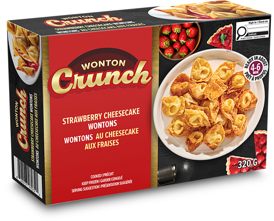 Strawberry Cheesecake Wontons
